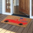 thumbnail image 3 of 4th of July Doormat Memorial Day Outdoor Door Mat American Flag Star Truck Doormats for Outdoor Entrance Home Sales Today Clearance for Independence Day House Porch Front Door Decoration 16x24In, 3 of 5