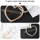 thumbnail image 3 of 4pcs Cabello Cabello Clips Hollow Heart Bobby Pon Bobby Amor en forma de horquilla de cabello, 3 of 6