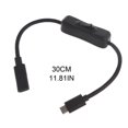 thumbnail image 3 of USB C Cable 20V 5A 100W USB Type-C to Type C Male Charger Cable Power Adapter Power Cord with Switches for Phone, 3 of 4