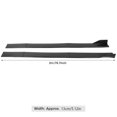 thumbnail image 3 of 6pcs Side Skirt Extensions Winglet Splitters Lip Glossy Black Universal for Car Modification2.2m/86in, 3 of 5