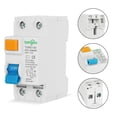 thumbnail image 3 of 2P 10-63A 10mA Circuit Breaker 6KA 230V Differential Breaker Safety Switch 25A, 3 of 4