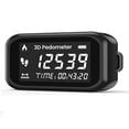 thumbnail image 1 of 3D Pedometer for Walking, Accurate Step Counter with LCD Display for Step Calorie Tracker, 1 of 7