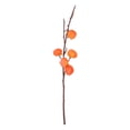 thumbnail image 4 of FRCOLOR Chic Artificial Flower with Iron Wire for Home Decor Orange Color 1 Pc Highly Simulated Persimmon, 4 of 8