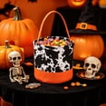 thumbnail image 6 of Halloween Basket for Kids Handheld Pumpkin Storage Candy Basket 8.6x9.0in for Trick or Treat Party Home Decor by OVFUIZ, 6 of 6