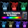 thumbnail image 4 of YSITIAN 3D Night Light for Kid Bedside Mood Lamp 16 Colors Changing with Remote Control Best Birthday/Children's Day Gifts for Girl, Kid, Daughter E1116-01, 4 of 7