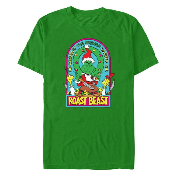 Men's Dr. Seuss The Grinch Roast Beast Graphic T-Shirt