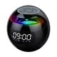 thumbnail image 1 of Mini altavoz estéreo portátil inalámbrico Bluetooth para el hogar, reloj despertador recargable Negro B, 1 of 9
