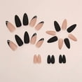 thumbnail image 4 of Mgmxbsth 24PCS Enumerated Medium Pressed Nails,Fake Nails, French Tip False Nails, Stick On Nails, Daily Tip Acrylic Full Coverage Gel Adhesive Nail, 4 of 5