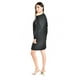 thumbnail image 3 of Vestido escote asimetrico Roman Fashion /Juvenil, 1201 (Negro) negro EG, 3 of 4