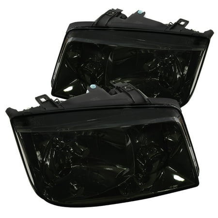 1998 Volkswagen Jetta Headlight - Spec-D Tuning For 1999-2005 Volkswagen Jetta Bora Mk4 Smoke Headlights Head Lamps w/o Built-in Fog Lights (Left+Right) 1999 2000 2001 2002 2003 2004 2005