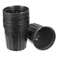 thumbnail image 1 of Unique Bargains 9'' Plastic Plant Nursery Pots Flower Starting Container, Black 10 Pack, 1 of 7