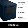 thumbnail image 2 of Dog Crate Cover with All-Side Opening, Breathable Mesh Windows, Light-Reducing Design for 42" x 28" x 30" Wire Kennel, Navy, 2 of 7