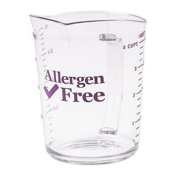 Cambro 4 Qt Allergen Free Measuring Cup Polycarbonate (400MCCW441) 89213