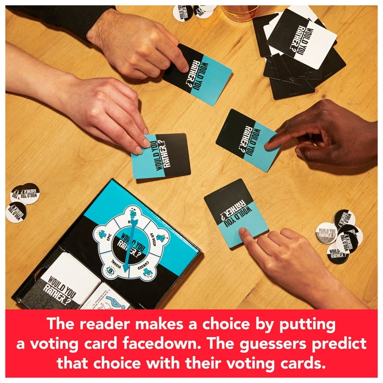 Mr. Wonderful 'What Would I Choose' Card Game - 100 Question Cards For Friends & Family Game Night
