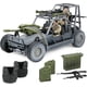thumbnail image 2 of Click N' Play Military Desert Patrol Vehicle (DPV) Buggy 16 Piece Play Set con accesorios Click N' Play Click N' Play, 2 of 2