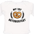 thumbnail image 4 of Inktastic My 1st Oktoberfest with Pretzel and Laurels Boys or Girls Long Sleeve Baby Bodysuit, 4 of 5