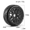 thumbnail image 2 of Yeacher Remote Control Off-Road Rally Car Black Tires 103*40*80mm 4pcs Replacement for ARRMA Redcat Team, 2 of 8