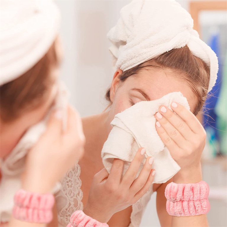 Women Wash Face Head Bands, Headband Fleece Face Wash