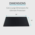 thumbnail image 6 of ZBRANDS // Leather Smooth Desk Mat Pad Blotter Protector 24 x 17 inches, 6 of 7