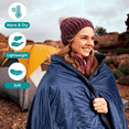 thumbnail image 4 of Oaskys Waterproof Oversized Velvet Travel Blanket – Ultra Soft Warm Short Plush Blanket for Airplane, Camping, Road Trips and Home Couch Use, 4 of 8