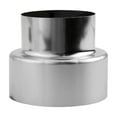 thumbnail image 1 of Stainless Steel Flue Liner Reducer/ Tubing Connector Chimney Adaptor Stove Pipe, 1 of 9