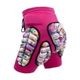 thumbnail image 3 of Kids Padded Shorts Hip Protection Pads Child Thickened EVA Skating Protective Gear Hip Protector for Skateboarding Biking Ski Pink M, 3 of 10