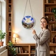 thumbnail image 4 of DIY Acrylic Puzzle Suncatcher 7.9in Stained Glass Puzzle Suncatcher Angel Shepherds Nativity Window Hanging for Adults Religious Christmas Decor, 4 of 5