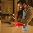 thumbnail image 2 of Hearth & Gear Fluorescent Mini Keychain Light With Side Light Strong Light Flashlight Rechargeable Function Work Light Xml2 Rechargeable Kids Hiking Gear Barber Bag Backpack Track Light Heads Glass, 2 of 5