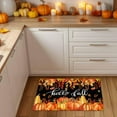 thumbnail image 3 of Fall Door Mat Indoor Entrance Pumpkin Orange Floor Mat Thanksgiving Welcome Matt Outdoor Rugs Non-Slip Absorbent Hello Fall Maple Leaf Doormat for Bathroom Kitchen Front Door 32x20 Inch, 3 of 6