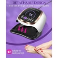 thumbnail image 6 of UV LED Nail Lamp, Upgrade 180W Nail Dryer for Gel Polish with LCD Display, Auto Sensor and 4 Timer Settings, Professional Curing Lamp Light with 42 Beads for Salon and Home, 6 of 6