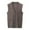 Brown, variant on uikmnh Mens Hoodies Pullover,Male Autumn and Winter Single Buckle Sweater Vest V Neck Pure Color Wool Collarless Shirt Combined Body Type Non Hooded Vest Sweater Vest,Hoodies for Men Graphic(Size:3XL)