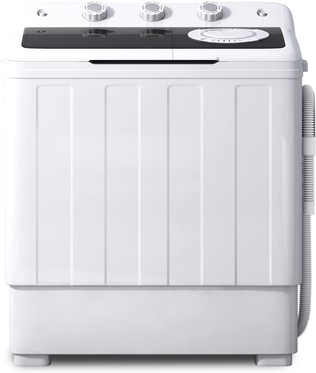 TABU Portable Washing Machine, 28lbs Compact Twin Tub Wash&Spin Combo