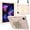 Pink+Beige, variant on for iPad Pro 11 2022/2021/2020/2018/Air 4/Air 5 Case for Kids, with Butterfly Wings Kickstand Pencil Holder Shoulder Strap Heavy Duty Rugged 2 In 1 Silicone PC Cover, Pink Beige