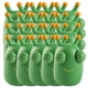 thumbnail image 1 of Juguete de Descompresión VentDepot PopWorm 20Pzas Gusano Goma Blanda TPR verde MXWSR-008, 1 of 1
