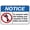Warning Sign 4, variant on Vintage Notice Keep This Area Clean Tin Sign 8"x12" - Safety Warning Cleanliness - For Indoor Outdoor