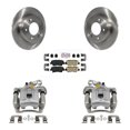thumbnail image 1 of Transit Auto Rear Disc Brake Caliper Rotors and Ceramic Pads Kit for Car Hyundai Elantra Coupe KC8-101044N, 1 of 11
