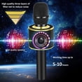 thumbnail image 6 of BONAOK Wireless Bluetooth Karaoke Microphone, Built-in Speakers, Home Fun for Parties, Singing Gifts for Kids Audlts, 6 of 9