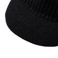 thumbnail image 3 of HESHENG Men´s Knitted Hat Collar Two-piece Outfit Men Winter Warm Hat Knit Visor Beanie Fleece Lined Beanie Cap, Black, 3 of 7