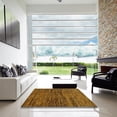 thumbnail image 7 of Ahgly Company Machine Washable Indoor Square Abstract Red Brown Area Rugs, 8' Square, 7 of 7