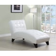 thumbnail image 2 of Acme Furniture Anna Lounge Chaise, White PU, 2 of 2