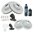 thumbnail image 2 of TRQ Front & Rear Performance Rotor & Metallic Brake Pad Kit w/Chemicals BKA16105 Fits select: 1997-1999 SUBARU LEGACY, 2 of 6