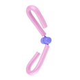 thumbnail image 1 of Ejercitador de muslos Fitness - Tónico para glúteos y piernas - Accesorio de gimnasio para ejercicio en casa (2 grandes + pequeños, rosa), 1 of 5