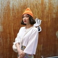 thumbnail image 3 of LinYooLi Chapeaux d'Hiver pour Femmes Bonnets Tricotés Unis Mignons Chapeau Filles Automne Bonnet Féminin Bonnets Chauds Dames Décontracté Homme, 3 of 5