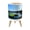 Color 2, variant on Small Trash Can with Lid Sunset Landscape Golf Course 1.8 Gallon Dog Proof Trash Can Round Garbage Can Waste Bin Wastebasket for Bathroom Bedroom Living Room