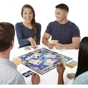 Monopoly Here And Now, Board Game, 2-4 Players, Fast-Paced, Includes 1 Gameboard, 4 Tokens