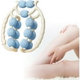 thumbnail image 2 of Muscle Massage Roller for Legs | Cellulite Massager Relaxer with Circular Leg Clamps | Flexible Design for Runners Athletes Yoga | Targeted Pressure Points | 1-Pack | Universal Fitness Tool, 2 of 5