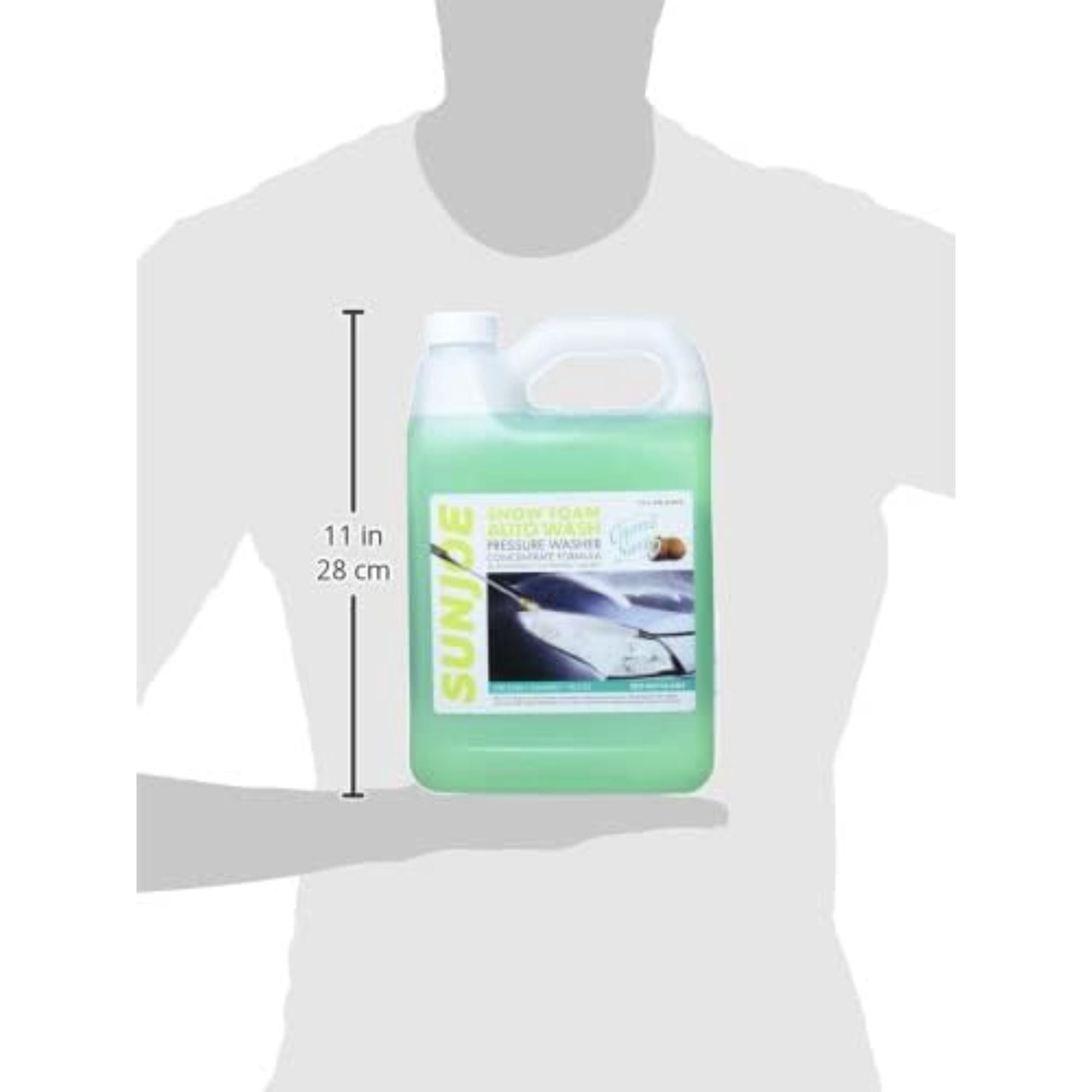 Sun Joe Premium Snow Foam Coconut Scent Car Washing Soap & Cleaner, 1 Gal, SPX-FCS1G-COC