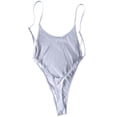 thumbnail image 5 of Xuanfei Women Scoop Neck Open Back Adjustable Straps One Piece Swimsuit, 5 of 5
