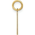 thumbnail image 2 of 14K Yellow Gold 14Ky Letter L Initial Pendant - Jbsp, 2 of 5