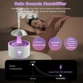 thumbnail image 7 of Humidifier for Bedroom, 7-Color Rotating Umbrella Diffuser with Rain Drop Effect, 300ML Small Humidifier Aroma Diffuser with Remote & Timer, Funny Rain Humidifier Gift for Kids Teen Women, 7 of 7